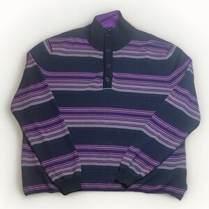 Hugo Boss 100% Virgin Wool Men's Striped Sweater sz XL
